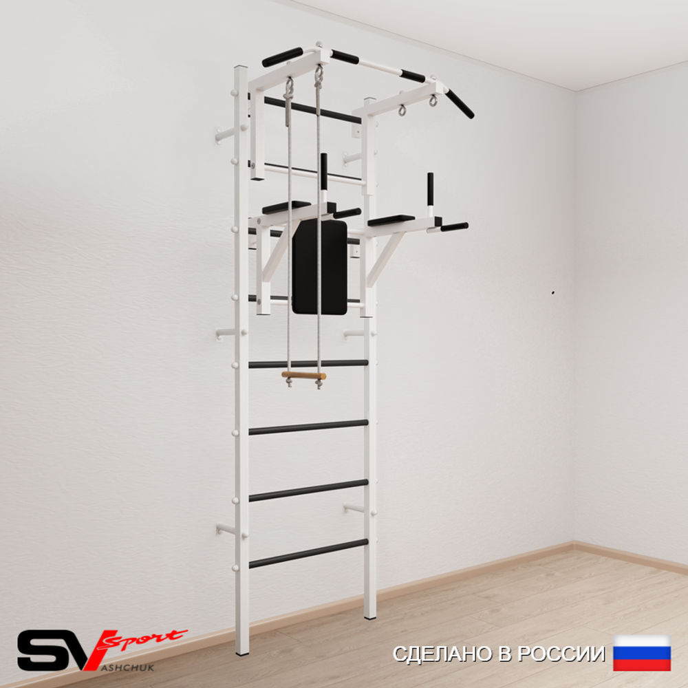 Шведская стенка Sv Sport 573 (Турник стандарт/Брусья/Трапеция)