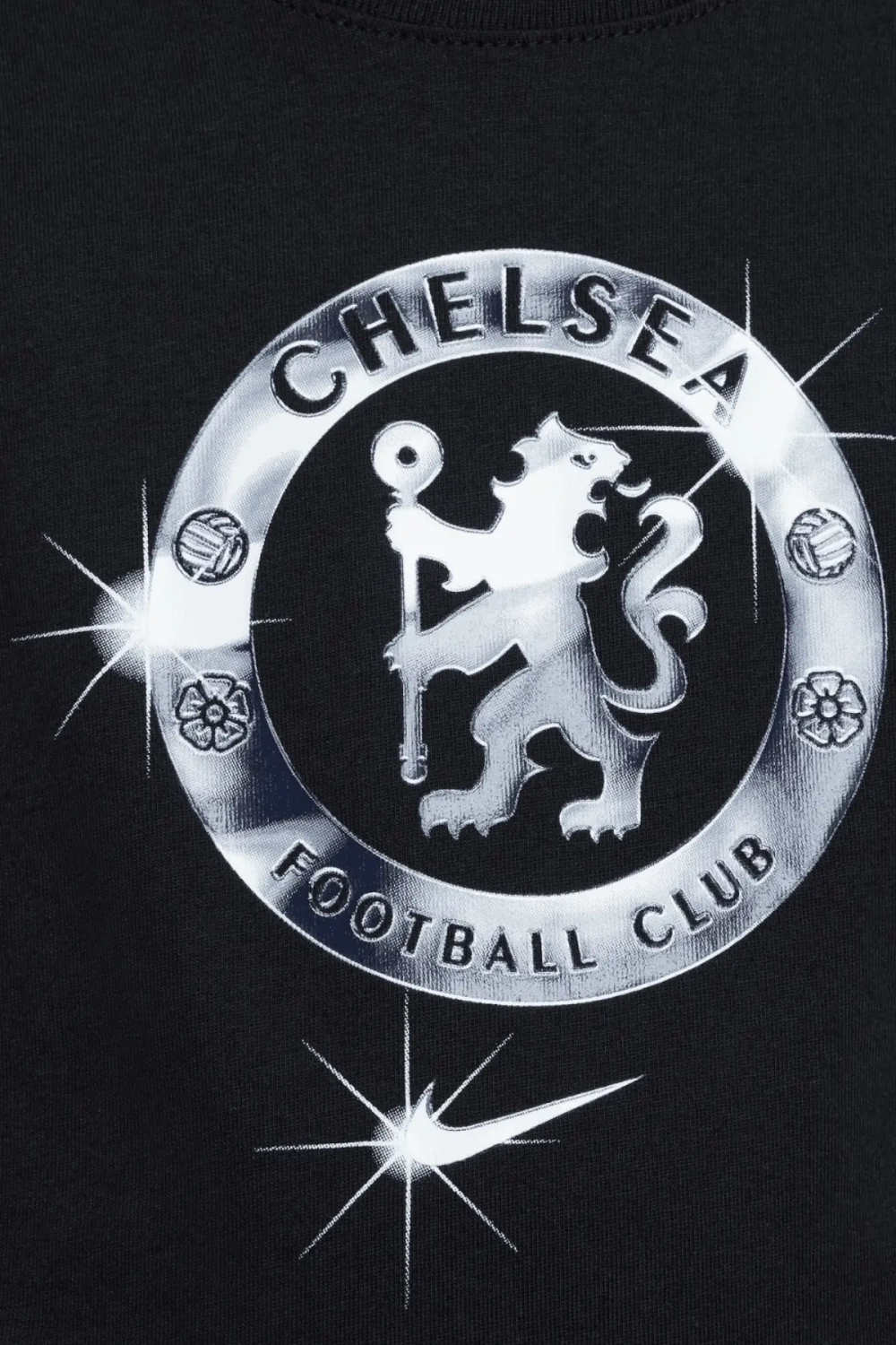 Футболка Nike Chelsea FC 24/25 Crest Tee Junior - черный