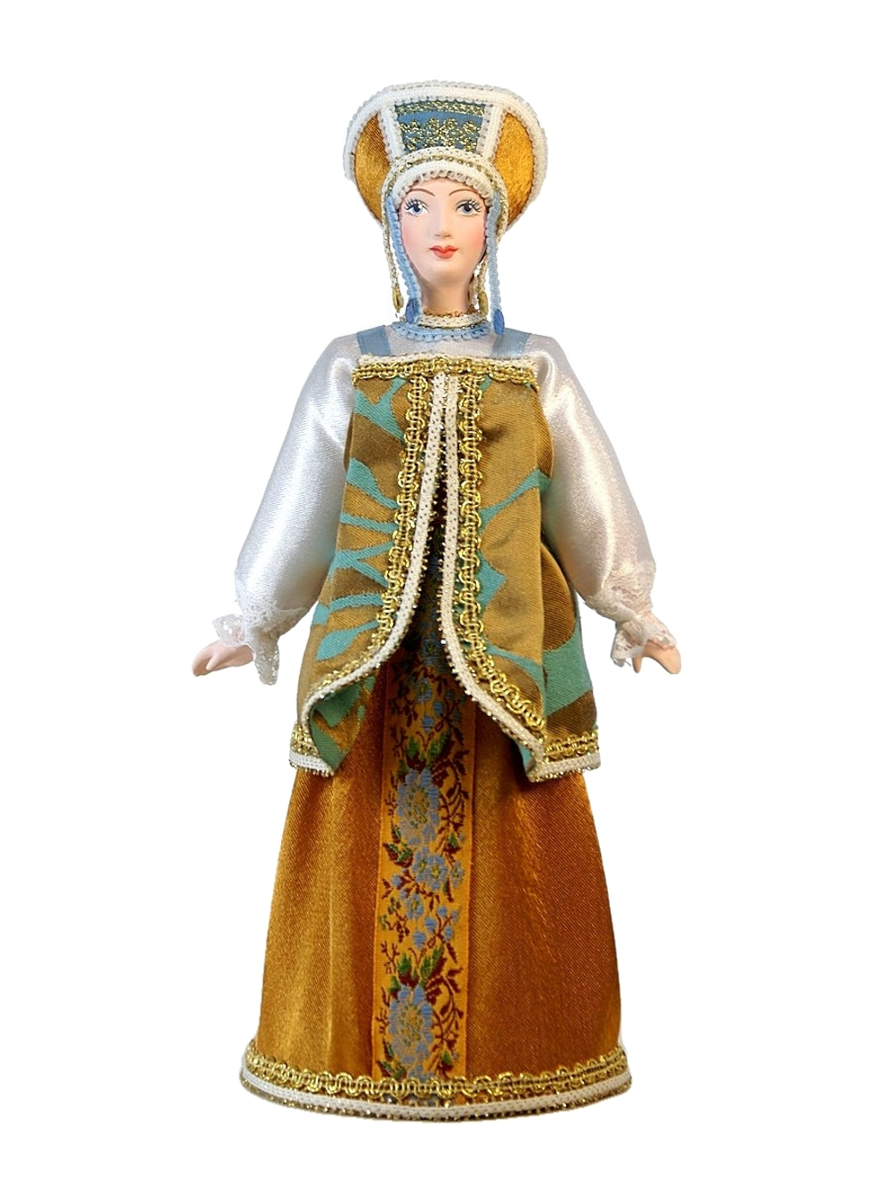 Кукла коллекционная Русская красавица в национальном костюме