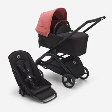 Коляска 2 в 1 Bugaboo Dragonfly (Sunrise red/Midnight black/Black)
