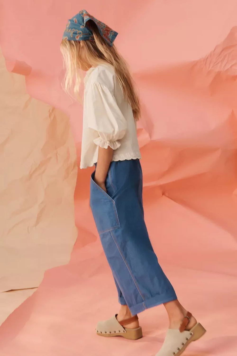 ZARA РУБАШКА С ВОЛАНАМИ И ЦВЕТОЧНОЙ ВЫШИВКОЙ — LIMITED EDITION, ЭКРЮ