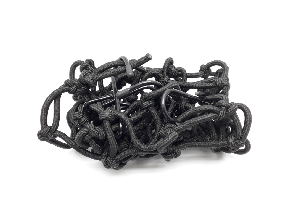 Багажная сетка REXWEAR, металлические крючки, 40*40 см, чёрный