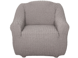 Чехол на кресло без оборки Модерн, цвет Капучино