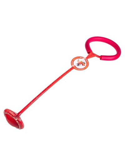 Нейроскакалка на одну ногу с подсветкой красная