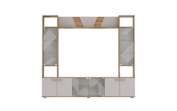 63.03 Тумба для ТВ Дуб золотой/Кашемир