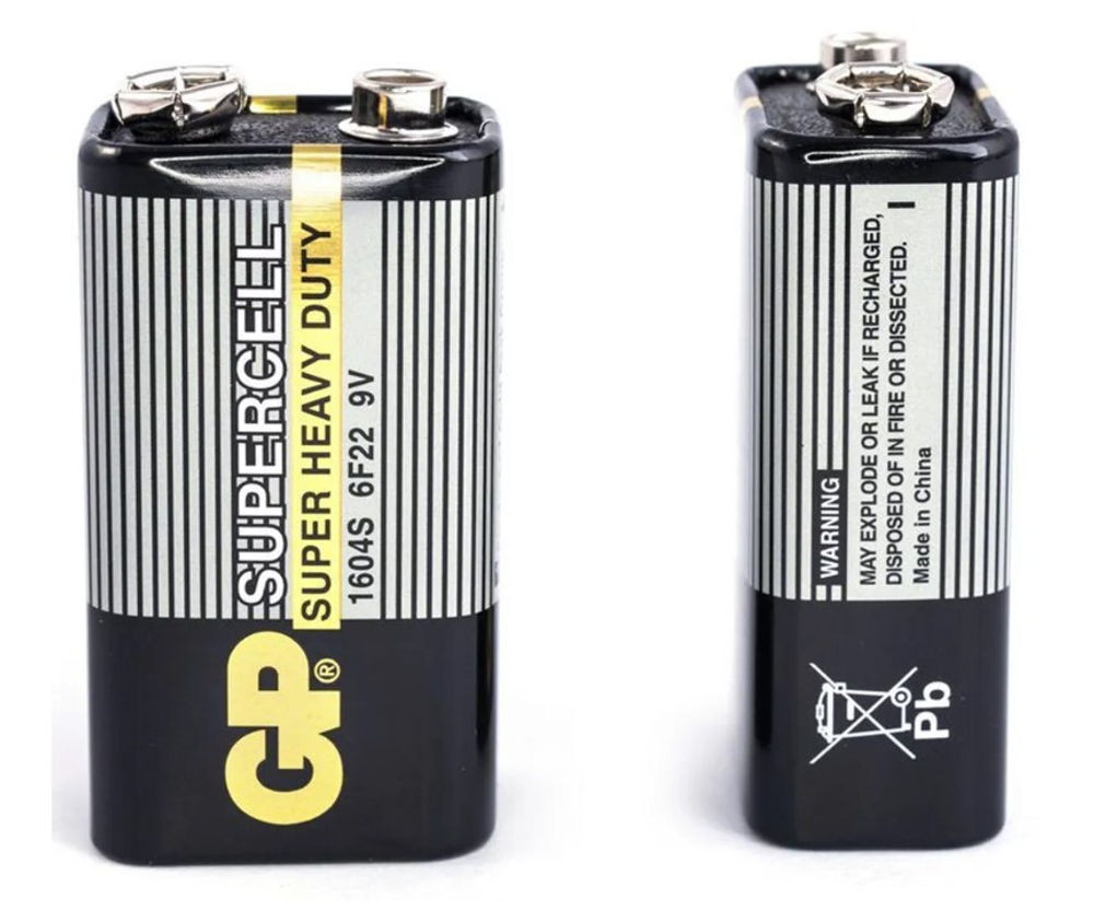 GP Supercell крона 9V уп.10