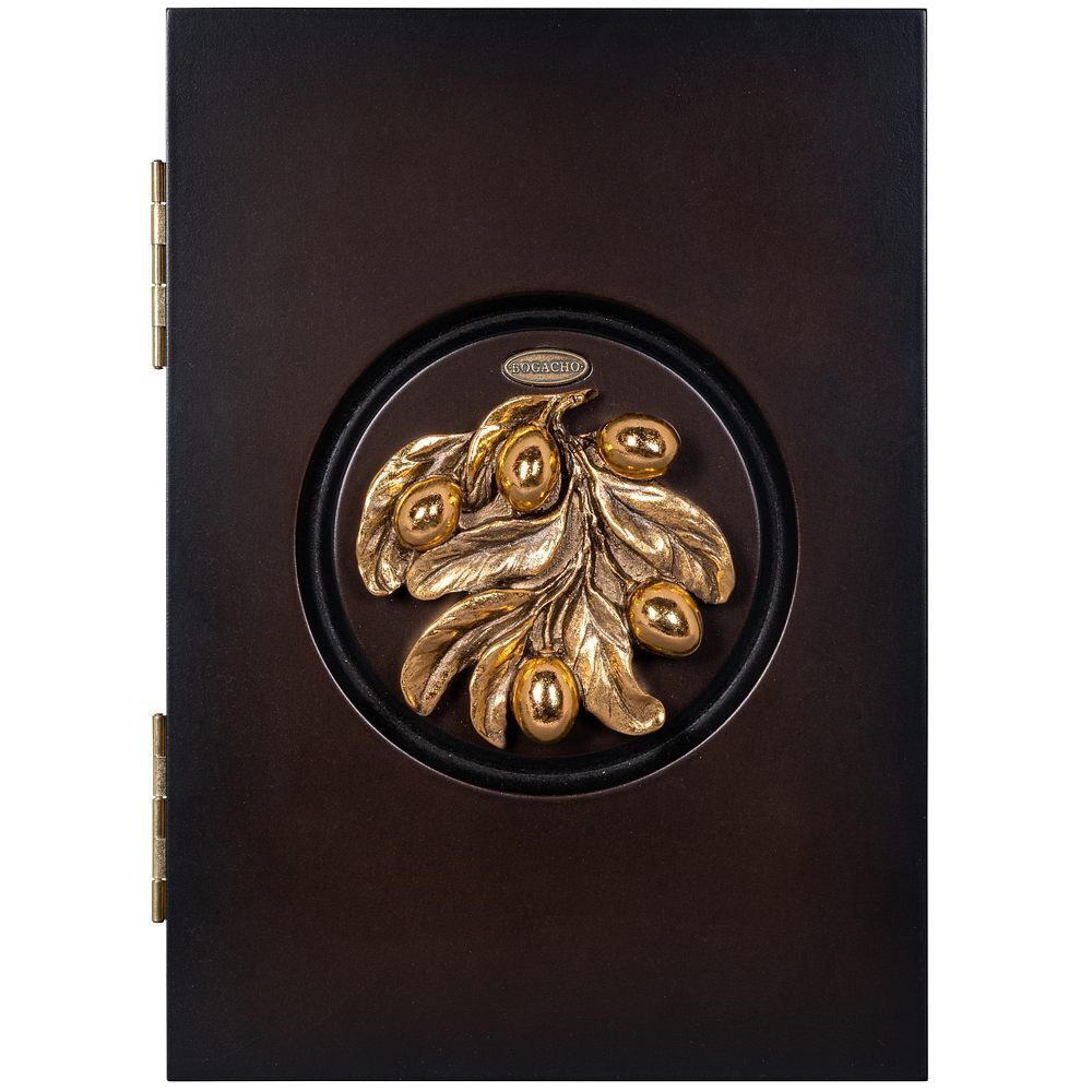 Полка ключница Oliva Branch (Олива Бранч) 2 Каштан Амбер