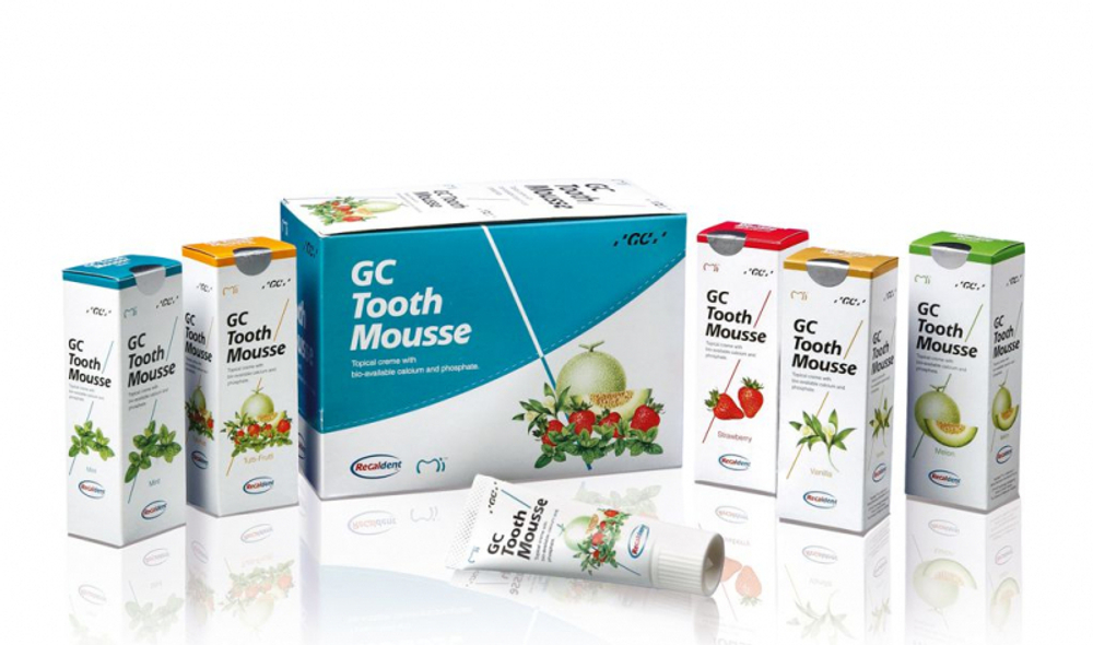 GC Tooth Mousse - аппликационный мусс для снижения чувствительности 40 г, Ваниль (100859)