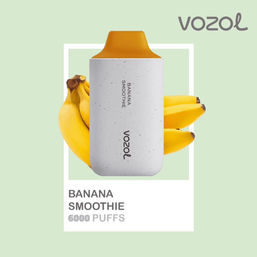 VOZOL STAR 6000 - Banana Smoothie (5% nic)