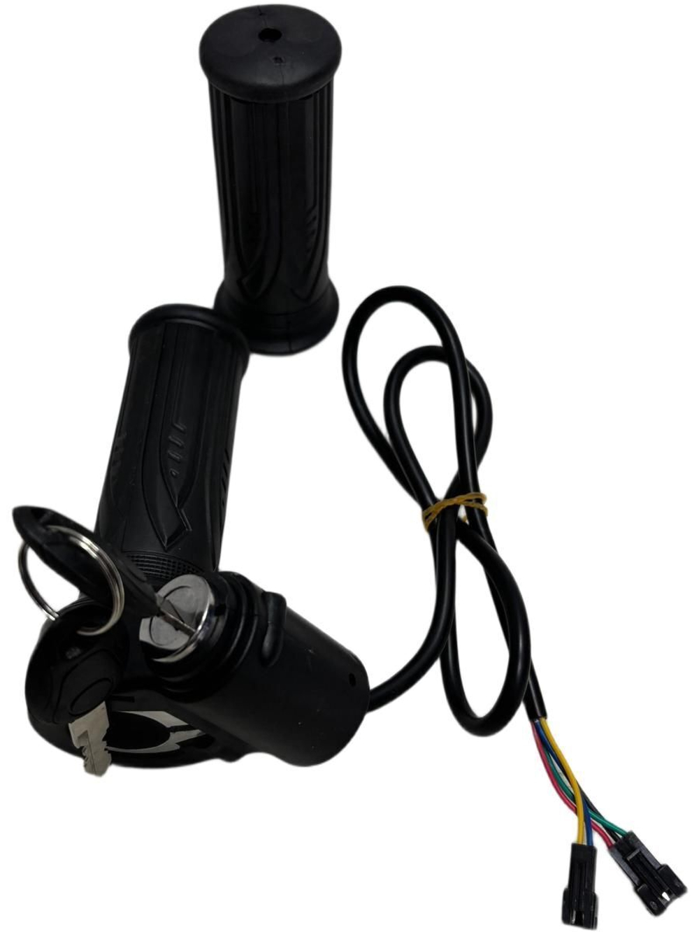 Ручка газа с замком зажигания Kugoo провод 60 см