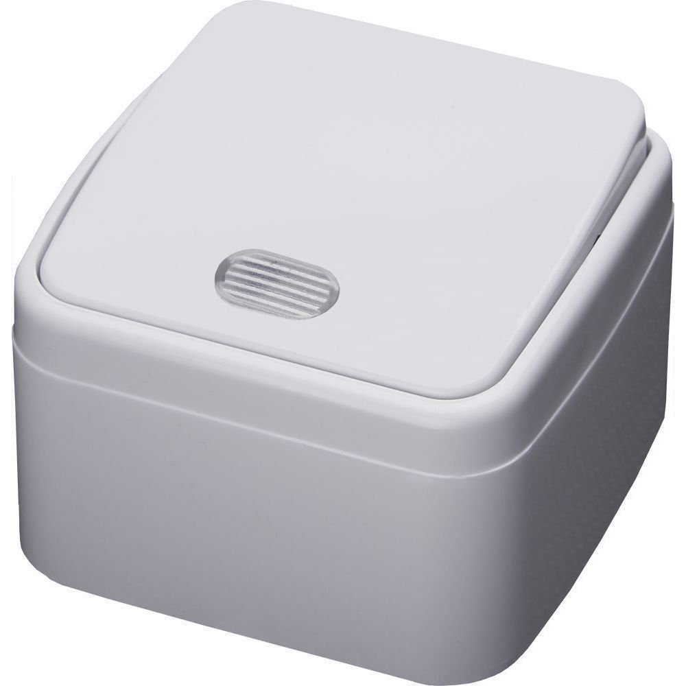 Выключатель 1-кл о/у 250 В, 10 А с подсв Basic белый 39029 PSW10-31-20