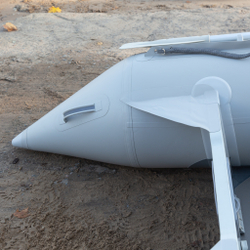 Надувная ПВХ-лодка BADGER Heavy Duty 390 AL, Серый