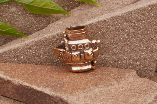 Бусина на темляк Корабль от мастерской Крымская бронза