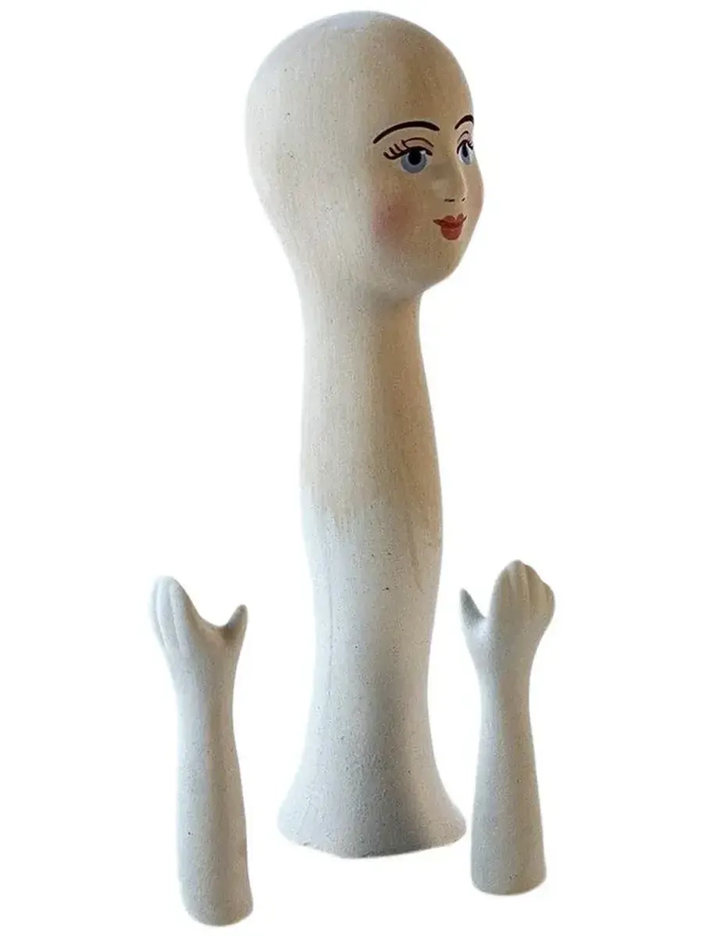 Набор больших фарфоровых заготовок для куклы