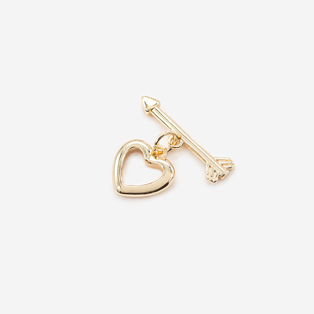 Замок тогл "Амур", 11,6*11мм, позолота