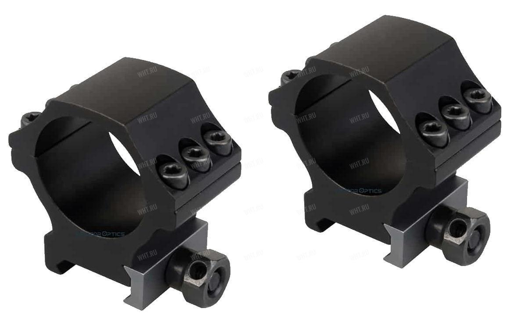 Кольца VECTOR X-Accu Low на базу Picatinny | Weaver, ø30 мм (6 винтов), BH=10,4 мм