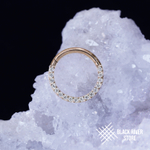 Кликер Side Crystal PVD Rose 1.2мм