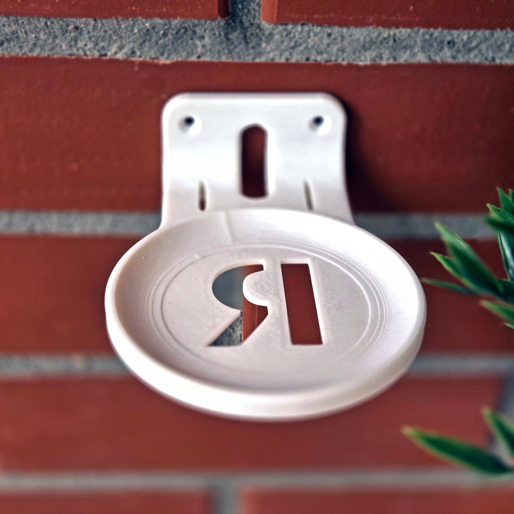 Настенный кронштейн-полка для Яндекс станций (Алиса) МИНИ 3, белый, 3D печать, для модели YNDX-00027