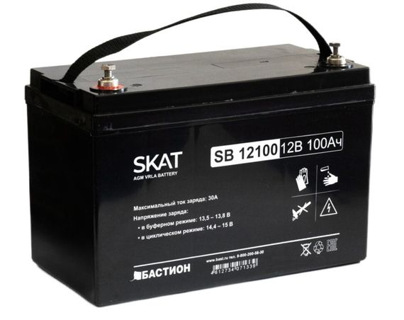 АКБ SKAT AGM SB 12100 100Ач 12В 39450