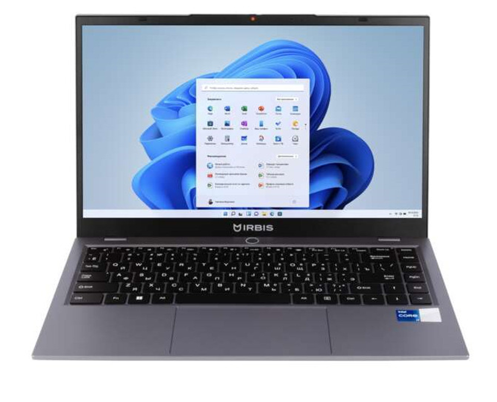 Ноутбук  Irbis 14NBP3003P 14 ", Core i5, 16 Гб RAM, 512 Гб SSD, Iris Xe Graphics, Светло-серый