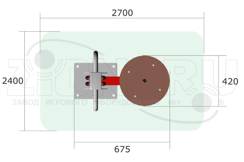 Уличный тренажер «Твистер»