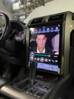 Магнитола для Lexus GX460 2009-2019 (навигация) - Carmedia ZF-1815-GE вертикальный экран в стиле "Тесла" на Android 13, 8Гб+128Гб, CarPlay, 4G SIM-слот