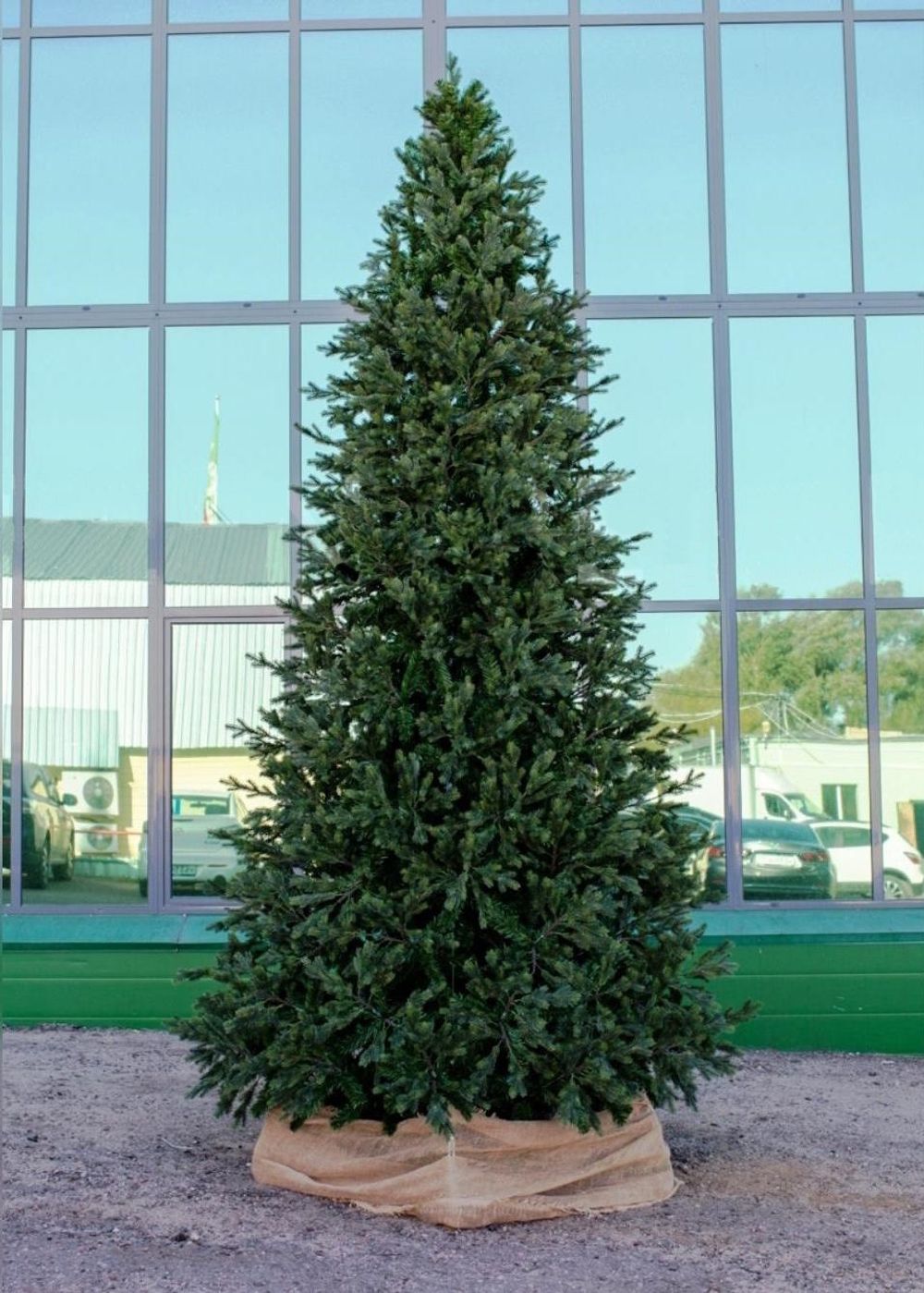 Большая елка «Сказочная» (Литая+пвх) 5,5 м