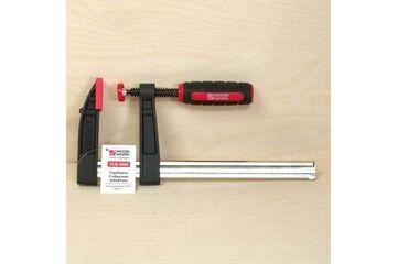 F-образная струбцина WOODWORK 200x80 мм, усилие прижима 270 кг DIN5117 FCB-2080