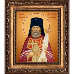 Митрофан (Краснопольский), Астраханский архиепископ священномученик. Икона на холсте.