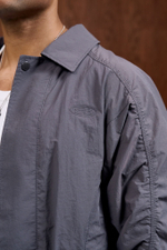 Куртка Nothomme Blue Monte Bent Knife Sleeve Workwear Turn-down Collar Jacket "Smoke Gray"