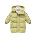 Детский зимний удлиненный пуховик