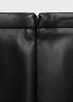 Миди-юбка из искусственной кожи