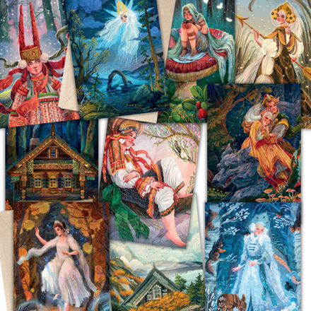 Славянский мир. Olya Luki. 10 открыток