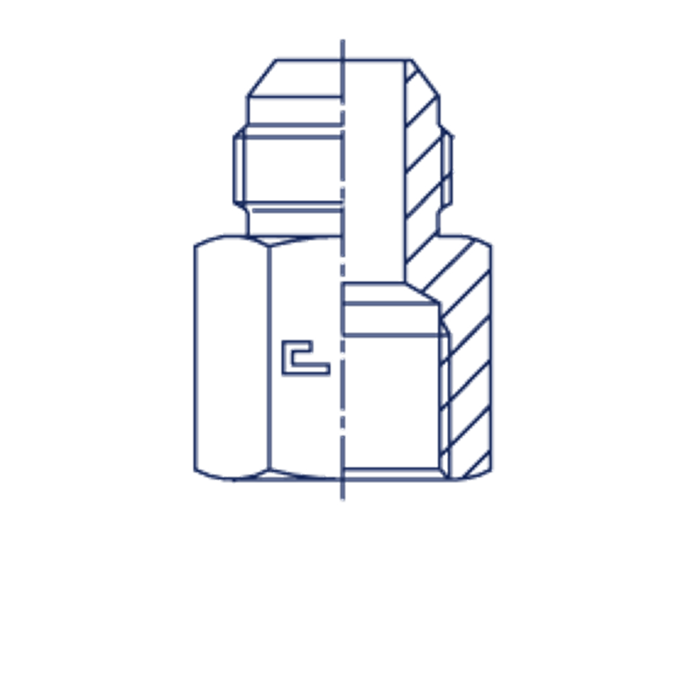 Соединение FS JIC 1.7/8 - BSP 1.1/4