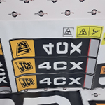 Комплект наклеек "JCB 4CX" | Аналог