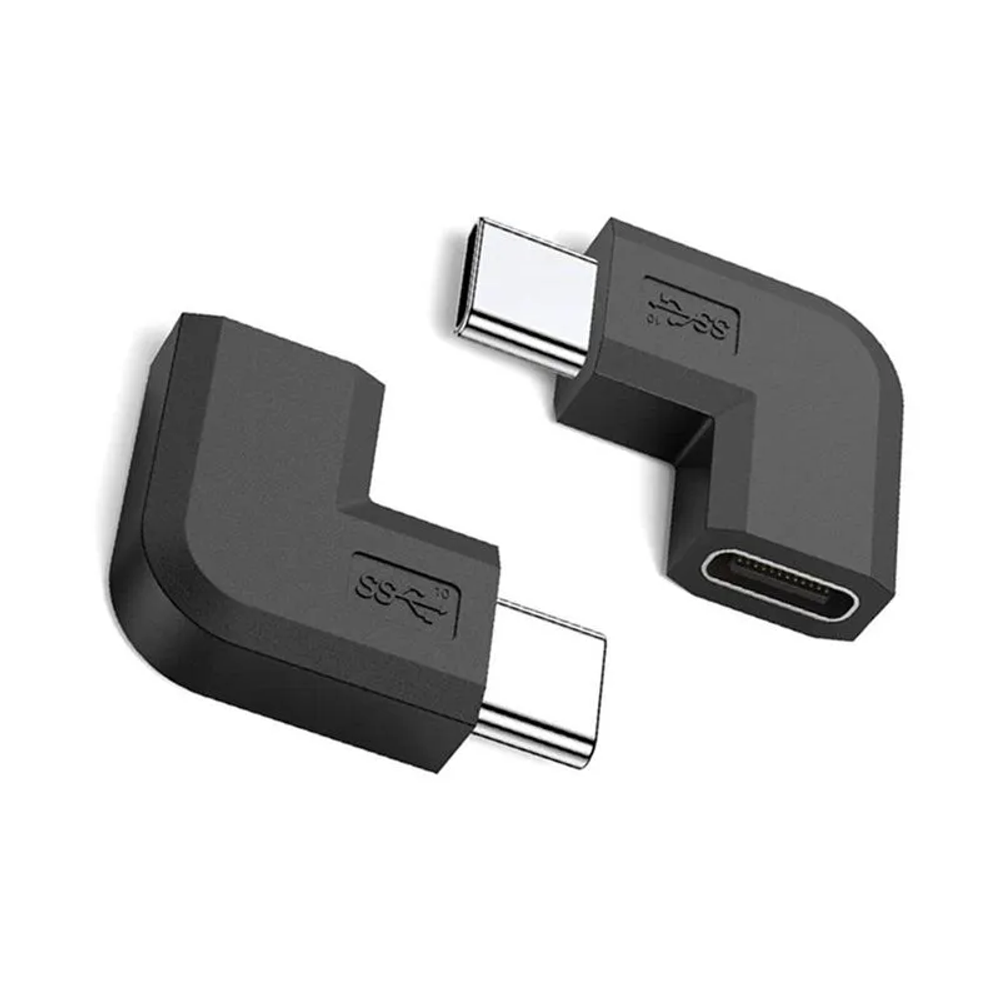 2 шт. 90-градусный угловой USB 3.1 Type C конвертер папа-мама