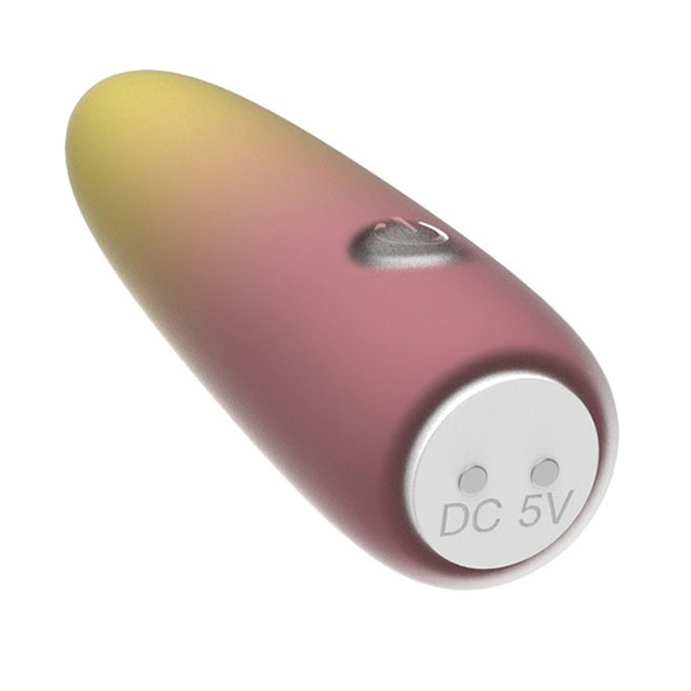 Желтая перезаряжаемая вибропуля 10,1см I-Moon Bullet MY-304