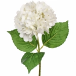 Цветок искусственный «Natur» 46см Гортензия белая