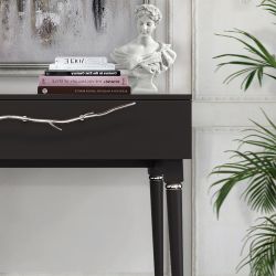 Консоль Арт Колор matte Классик Сильвер Терпкий коричневый матовый