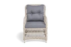 "Цесена" кресло плетеное из искусственного ротанга, цвет бежевый