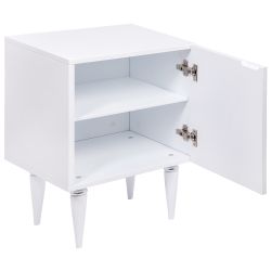 Тумба прикроватная Тропик Классика Айс Сильвер правая