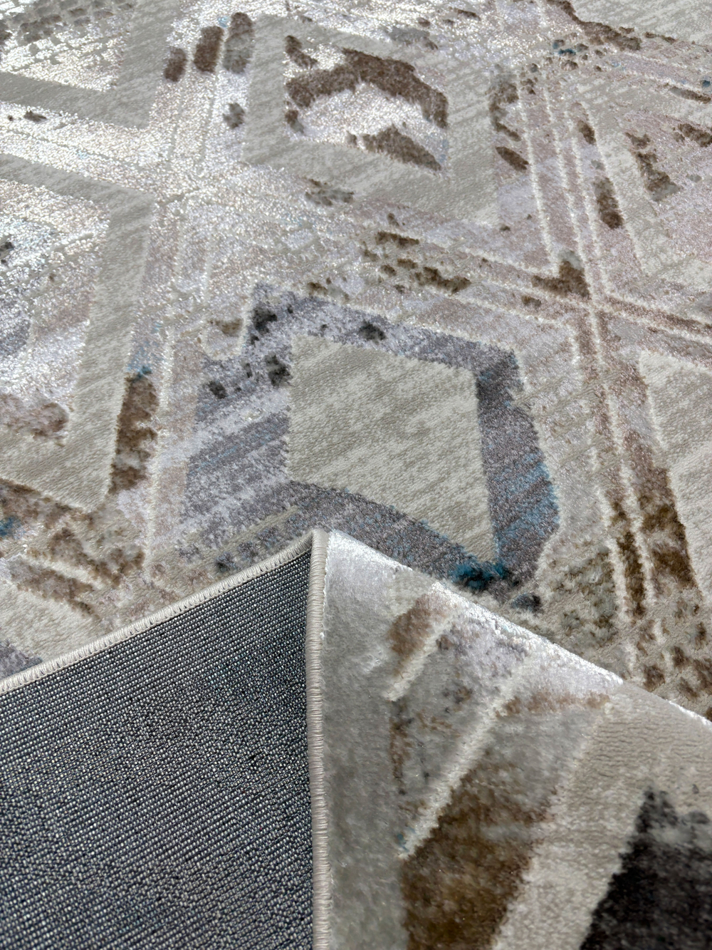 Ковер Eliza 37910A Blue FLS/Beige COK Прямоугольник
