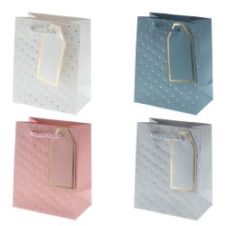 GAEM Пакет подарочный XS (бумага 210г/м2, блок 12шт), L12 W7 H15 см, 4в.