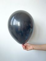 S Шар пастель 12'' / 30 см №20 черный 12'' / 30 см (БГ-17)