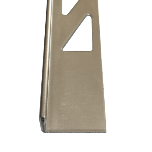 СП 10мм "ПО" 2,7м Серебро Браш Г-об. стальной