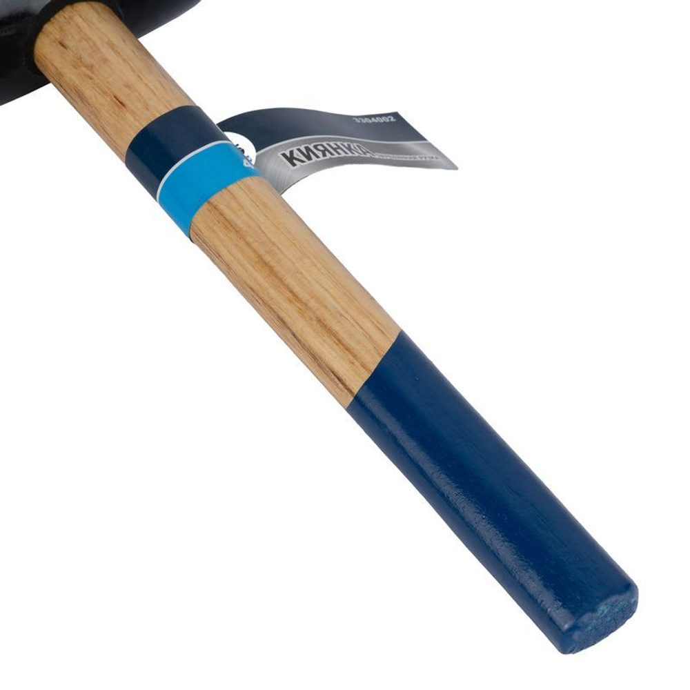 Киянка резиновая черная 450 гр с деревянной рукояткой T4P