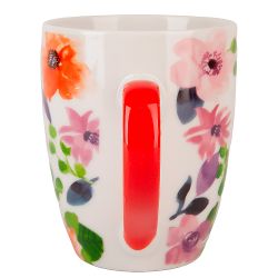 Кружка "Floristry" v=360мл (фарфор) (min12) (транспортная упаковка)