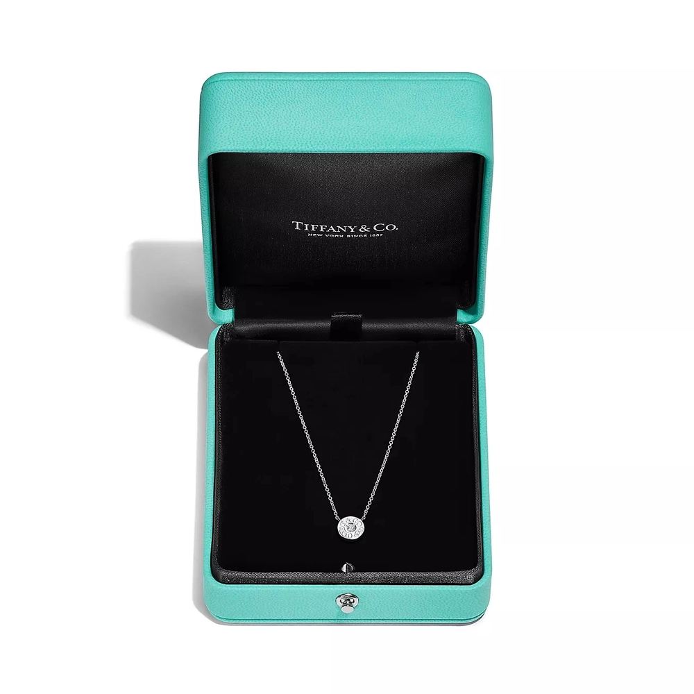 Подвеска из белого золота с бриллиантом 💎Tiffany, Circle. Единственное в наличии