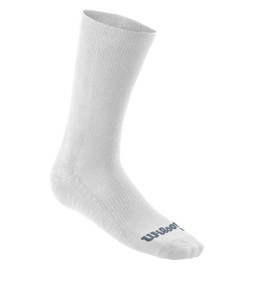 Теннисные носки Wilson Rush Pro Crew Sock 1P - white/flint