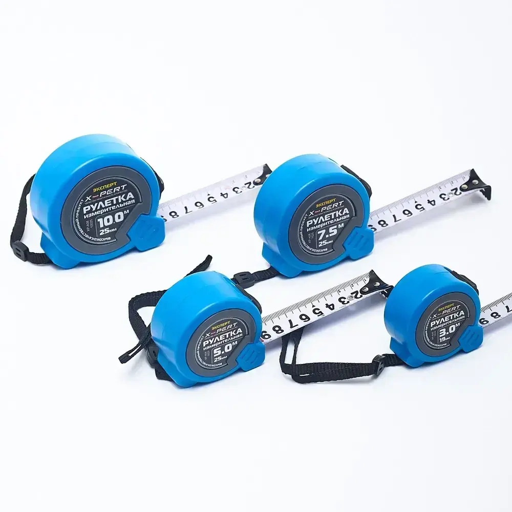 Измерительная рулетка Строительная 10м x 26мм